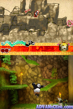 Kung Fu Panda screenshot 3 for Nintendo DS